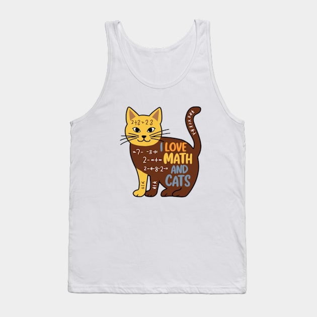 I love math and cats (2) Tank Top by YolandaRoberts